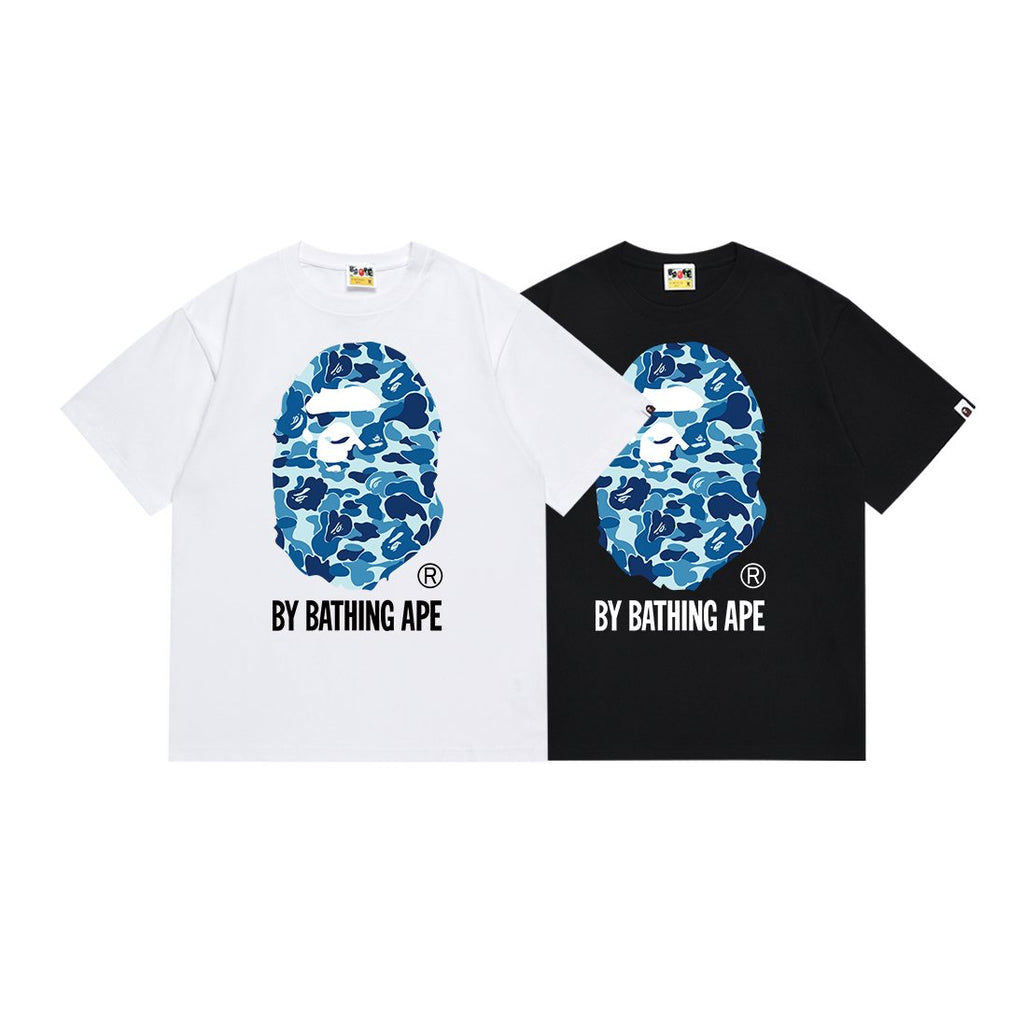 BAPE Blue Camo Ape Head Graphic T-Shirt ¡ª comparison