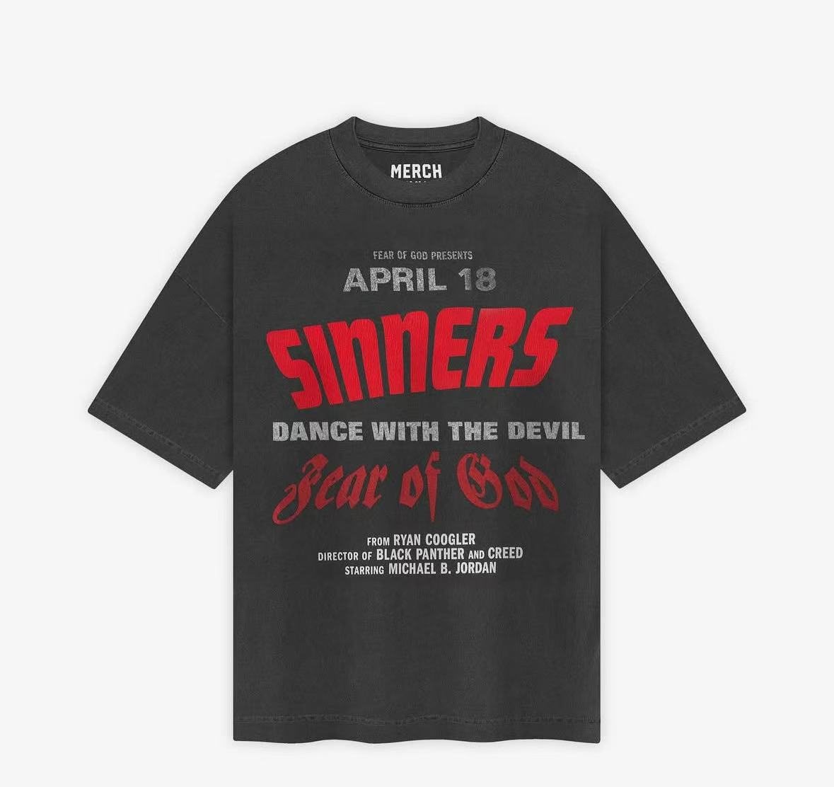 Fear of God Sinners Dance With the Devil Graphic T-Shirt ¡ª front