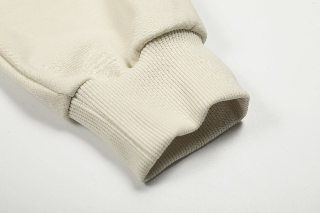 Sp5der Cream Graphic Hoodie & Sweatpants Matching Set ¡ª detail