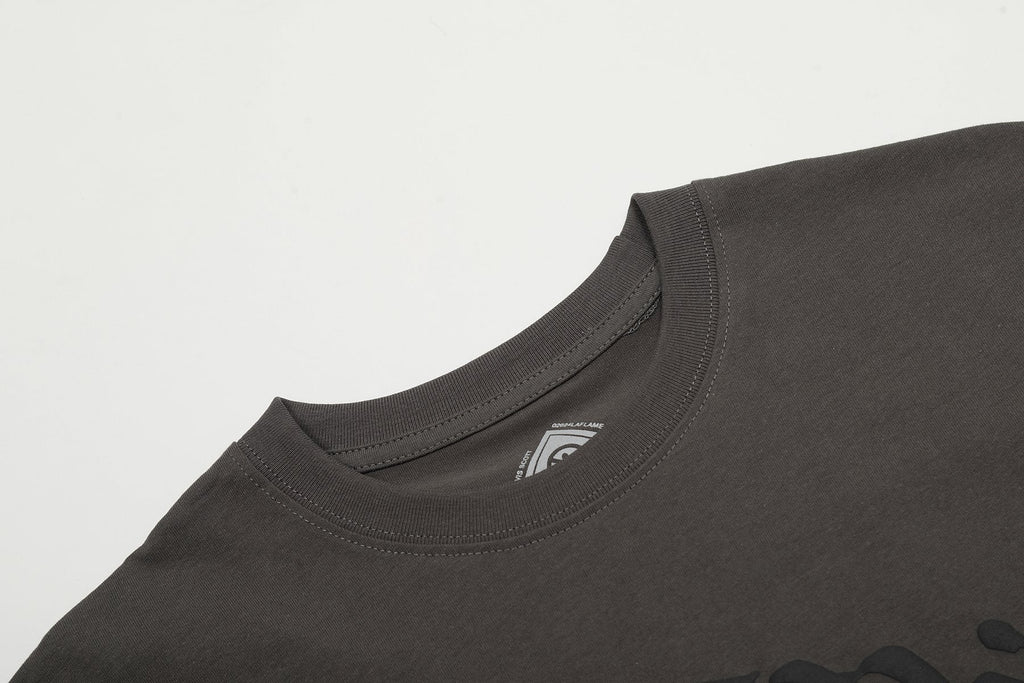 Sp5der Charcoal Front Graphic T-Shirt ¡ª detail