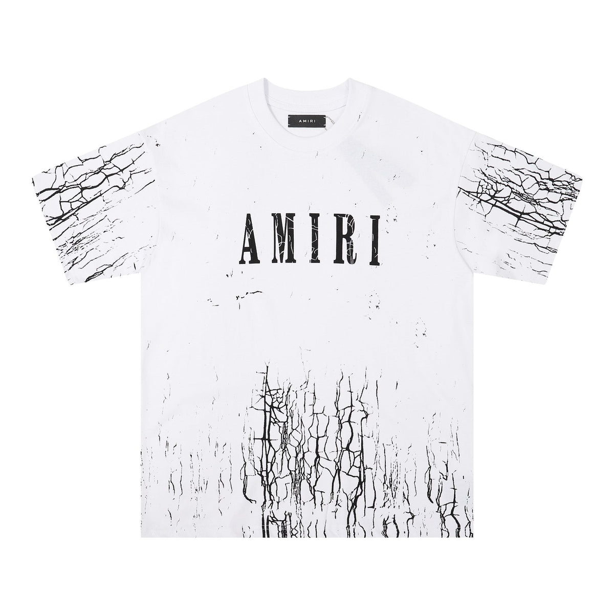 AMIRI Distressed Crackle Graphic T-Shirt ¡ª front