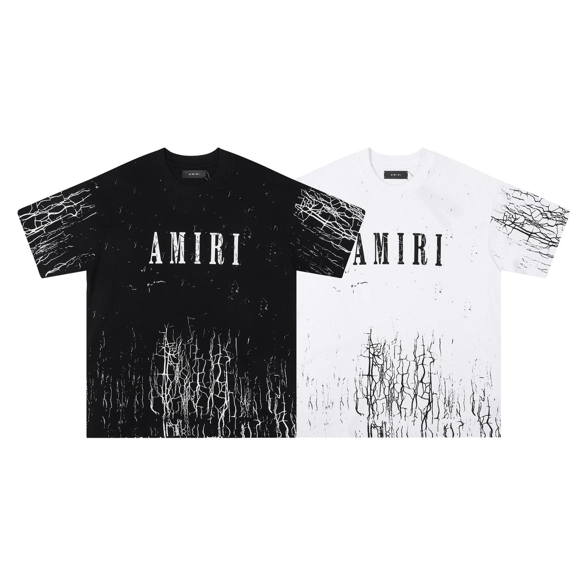AMIRI Distressed Crackle Graphic T-Shirt ¡ª comparison