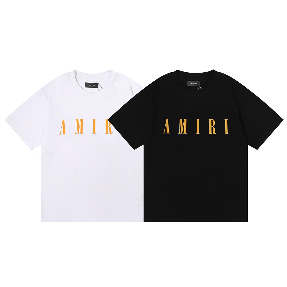 AMIRI Gold Wordmark T-Shirt ¡ª comparison