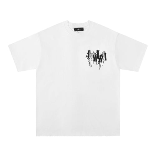 AMIRI Chain Letter Graphic T-Shirt ¡ª front