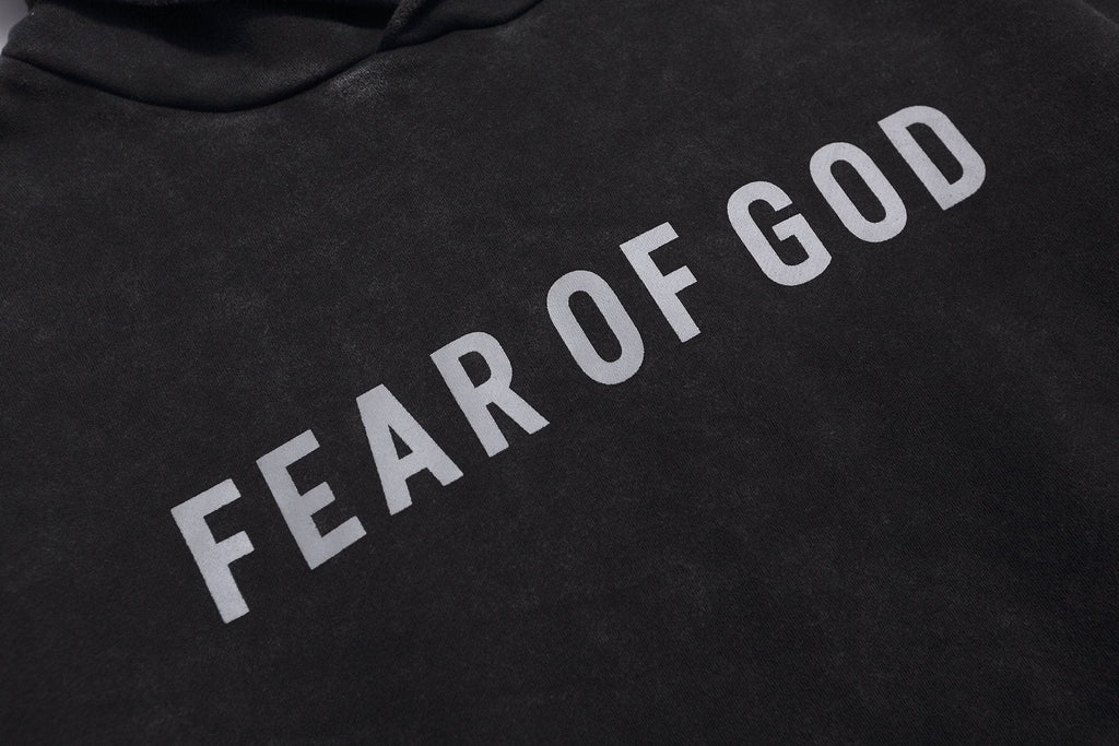 Fear of God Contrast Wordmark Pullover Hoodie ¡ª detail