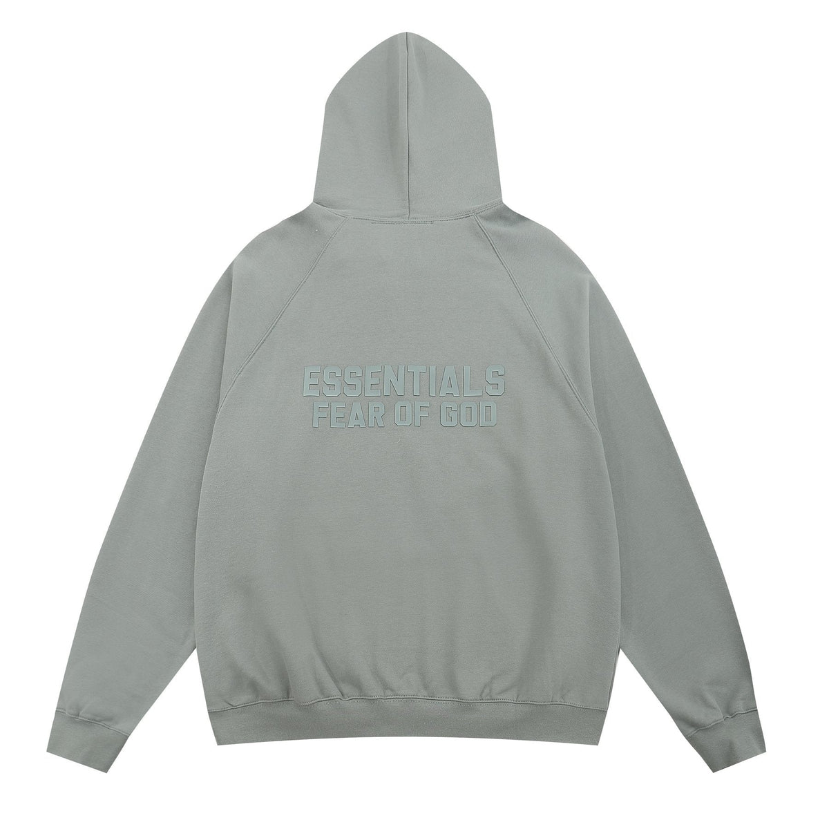 Essentials Fear of God Tonal Logo Full-Zip Hoodie ¡ª back