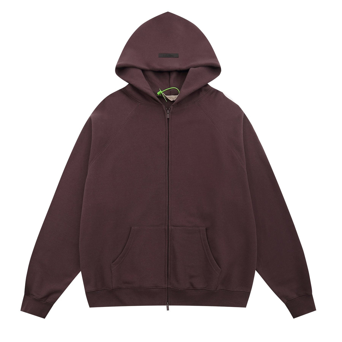 Essentials Fear of God Tonal Logo Full-Zip Hoodie ¡ª front