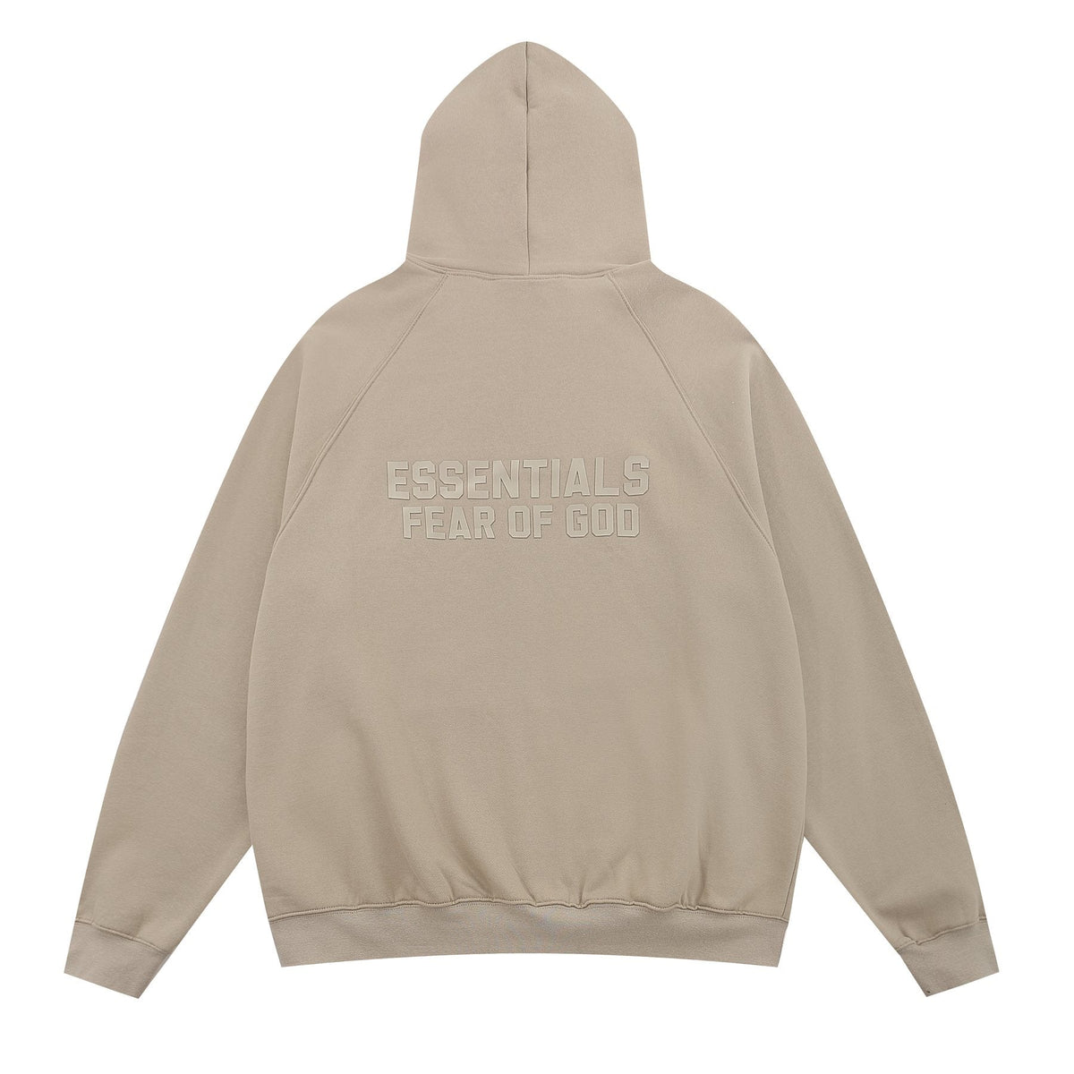 Essentials Fear of God Tonal Logo Full-Zip Hoodie ¡ª back