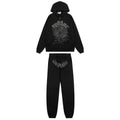 Sp5der Spiderweb Graphic Zip Hoodie & Sweatpants Matching Set ¡ª hero