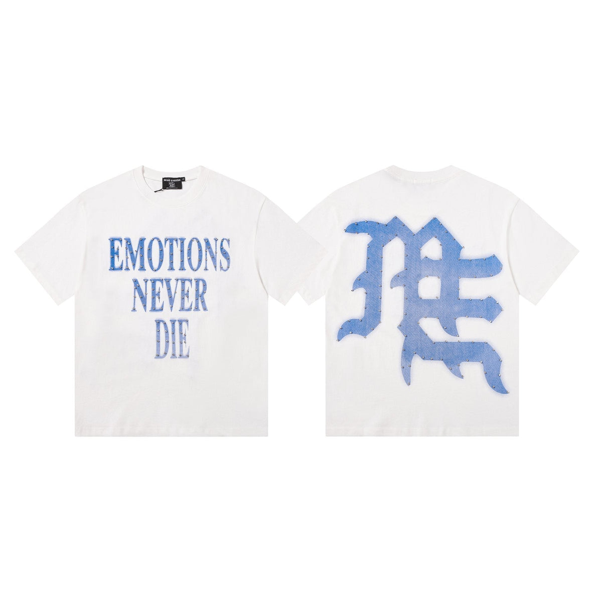 MIXED EMOTION Never Die Monogram Graphic T-Shirt ¡ª hero